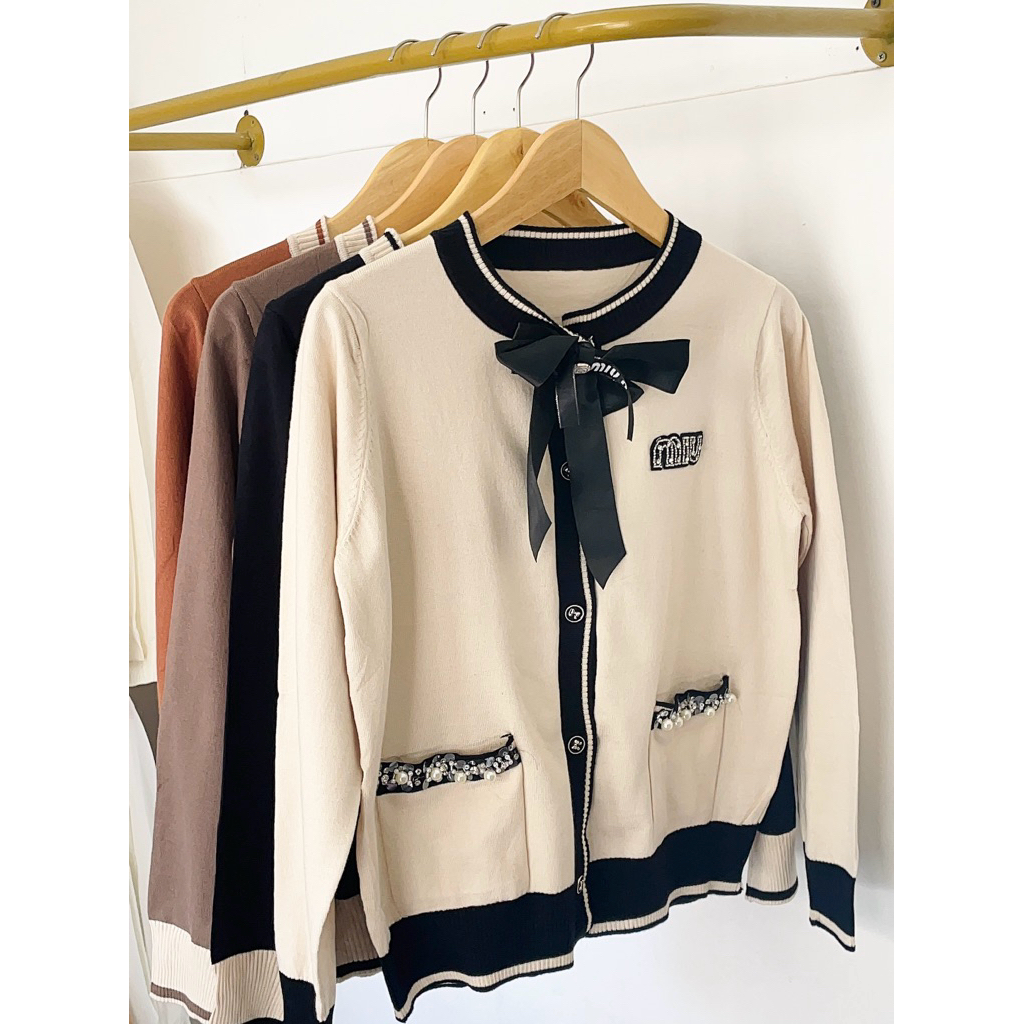 CARDIGAN RAJUT MIU MIU