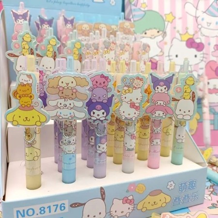 

PAKET USAHA 1 DUS - PULPEN GEL KARAKTER / pulpen sanrio lotso pokemon go labubu / Pulpen Gel karakter lucu