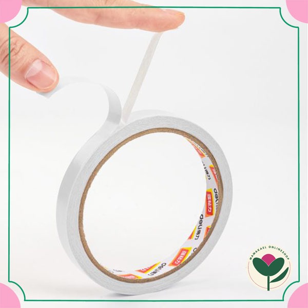 

Deli double tape 12 mm lem pereka dua sisi MK2048