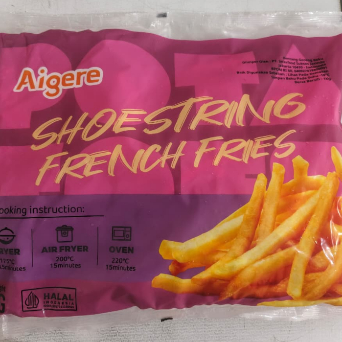 

French Fries Kentang Siap Goreng 1kg Import