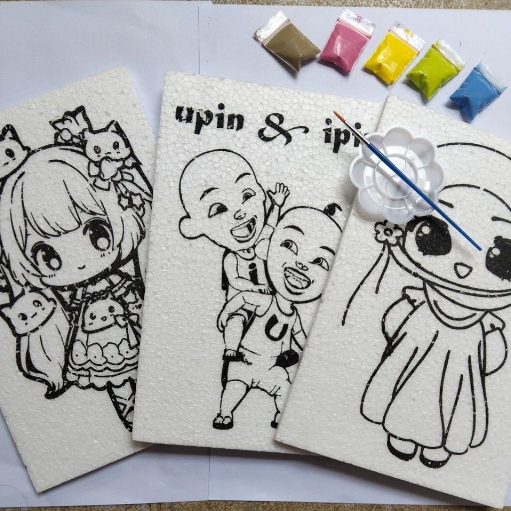

Paket Melukis (3 PCS) Styrofoam Ukuran 30×20