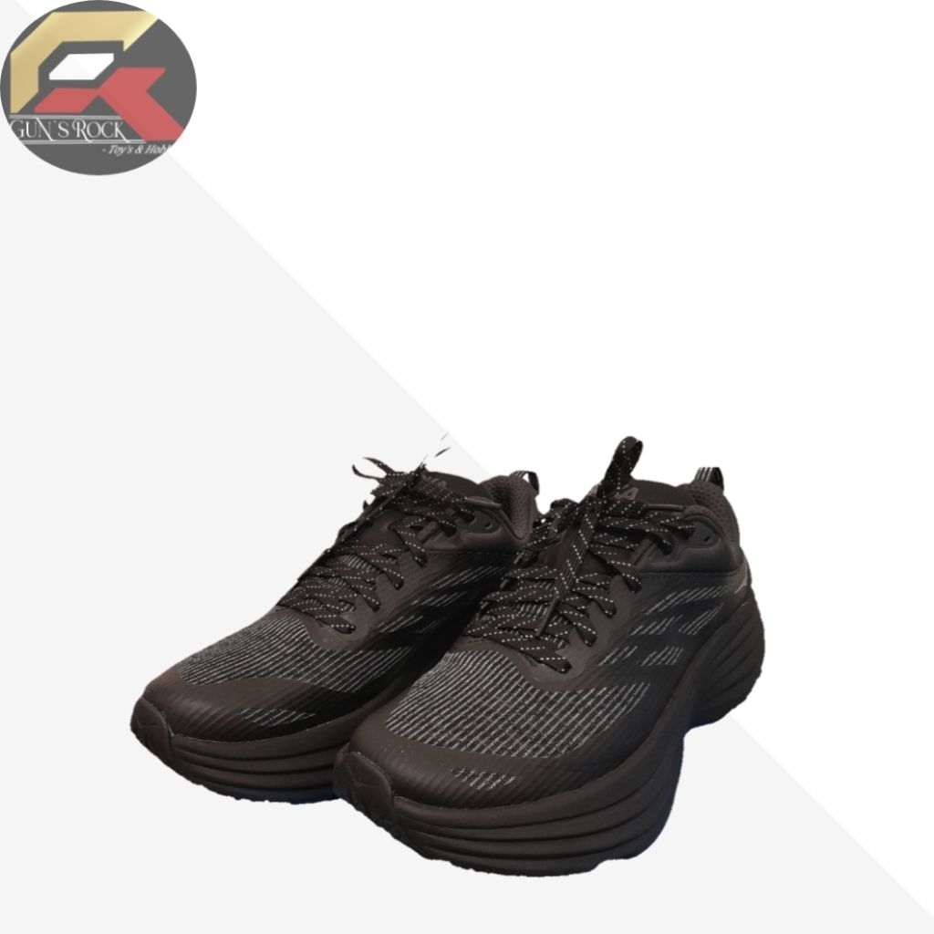 Hoka bondi 8 black running shoes size 42 original