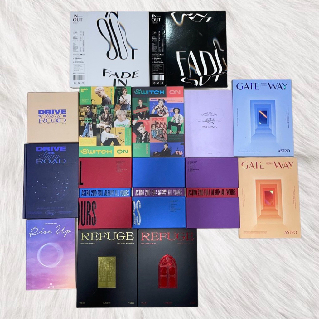 Album ASTRO album only – Switch On, All Yours, Drive to the Starry Road, In-Out, Refuge, Rise Up, Ga