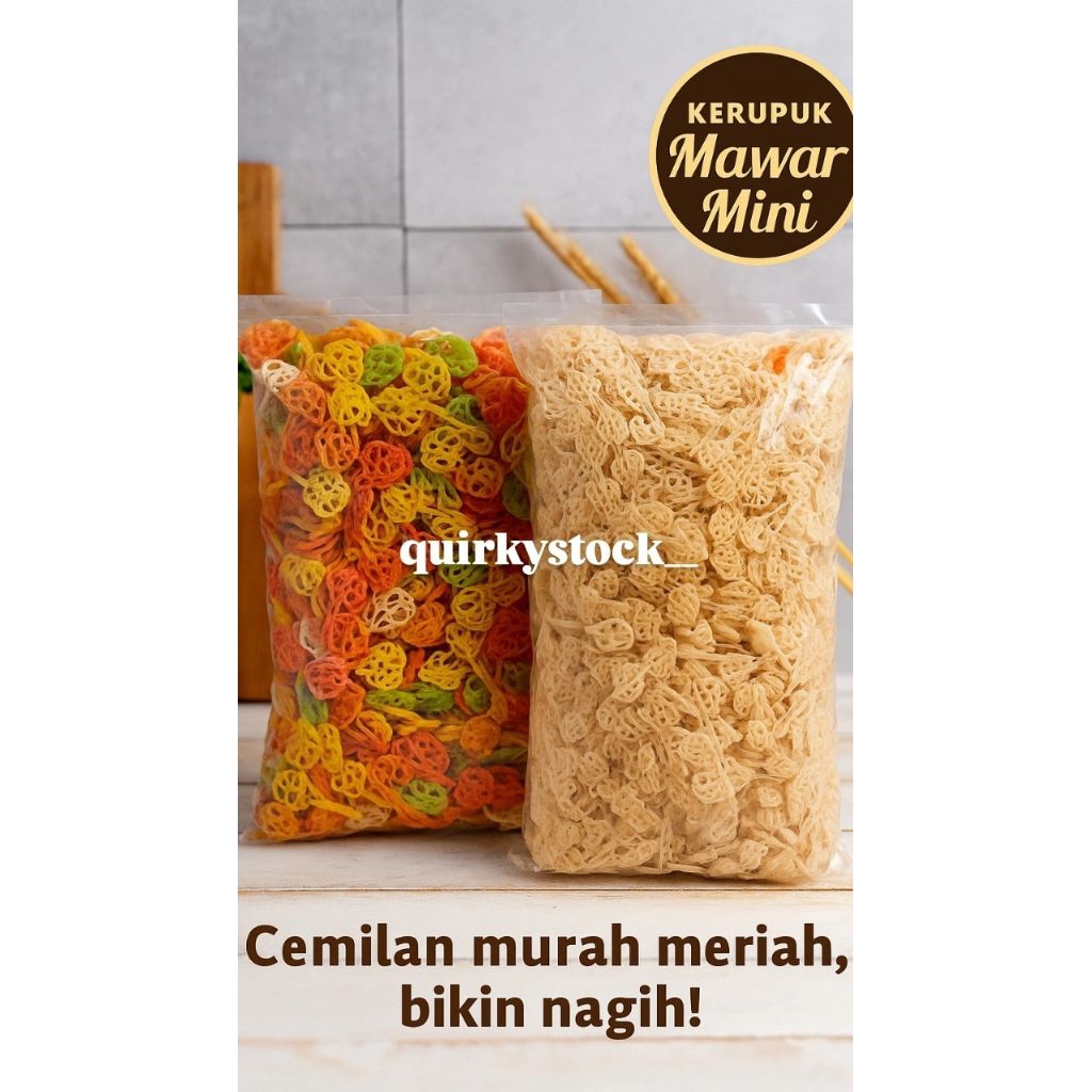 

KERUPUK MAWAR MINI PUTIH | RAFAEL 1BAL (5KG)