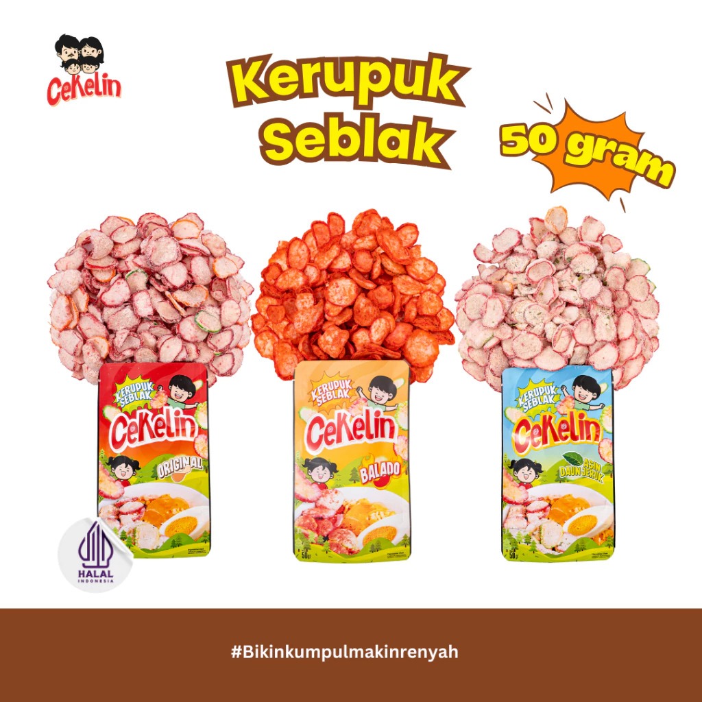 

Cekelin Cemilan Kerupuk Seblak Isi 50 gr