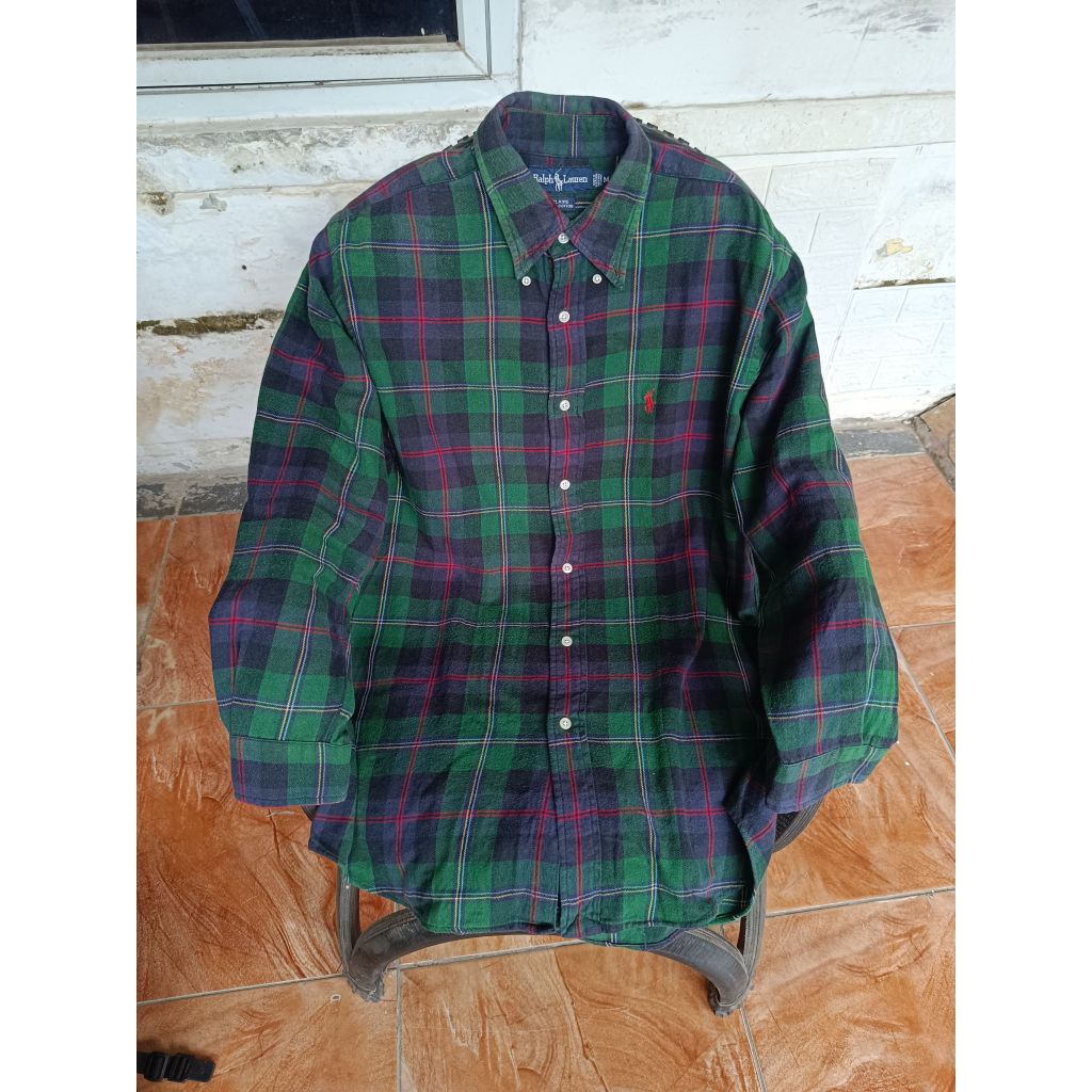 Kemeja flannel Ralph Lauren