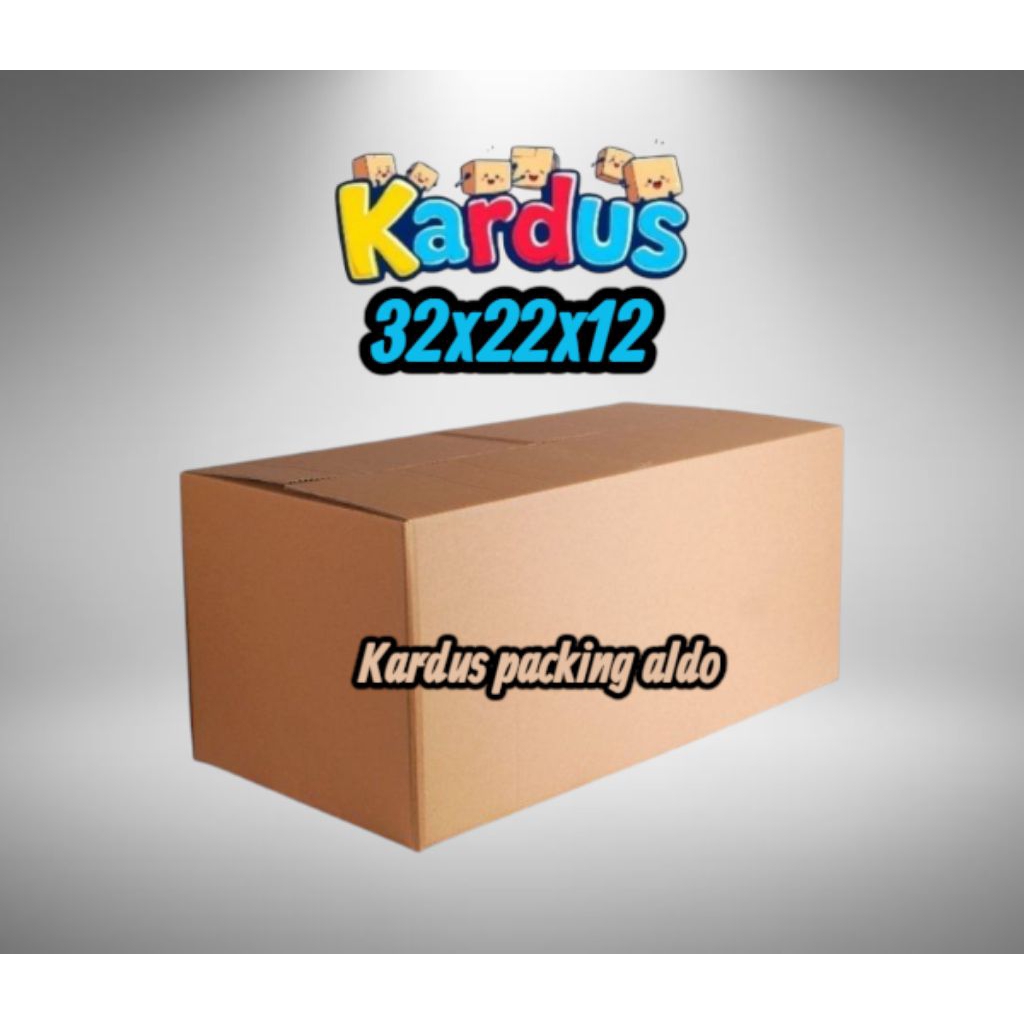 

kardus box packing 32x22x12