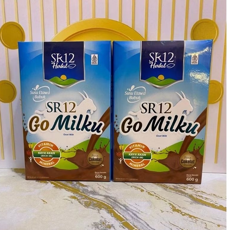 

SR12 GO MILKU COKLAT 600GR SUSU KAMBING ETAWA HALAL