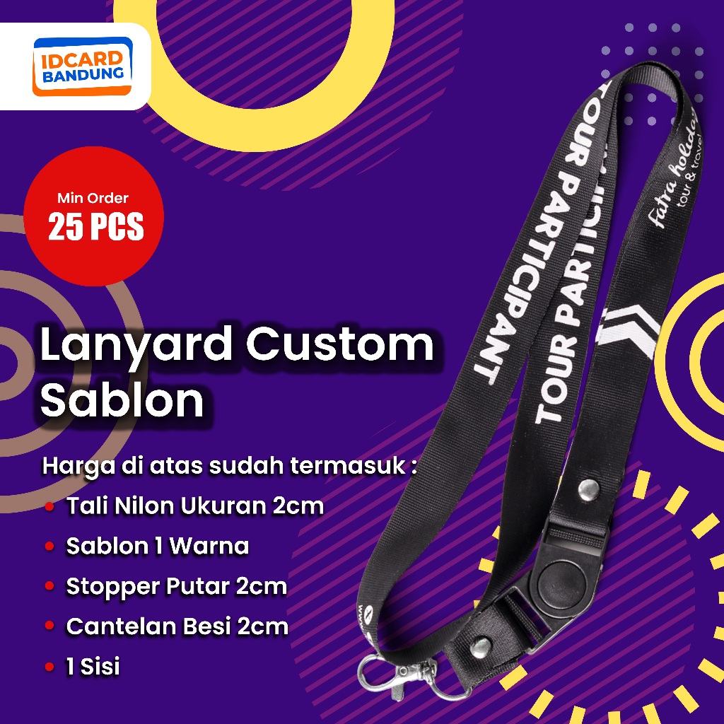 

CETAK TALI LANYARD SABLON 2CM 1 MUKA