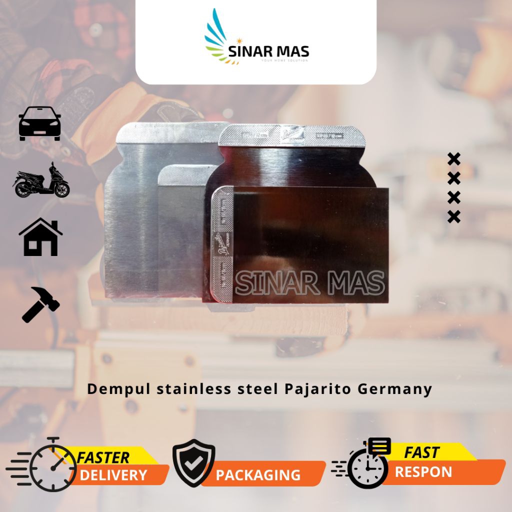 Pajarito Germany Kapi/Sliper Dempul Stainless
