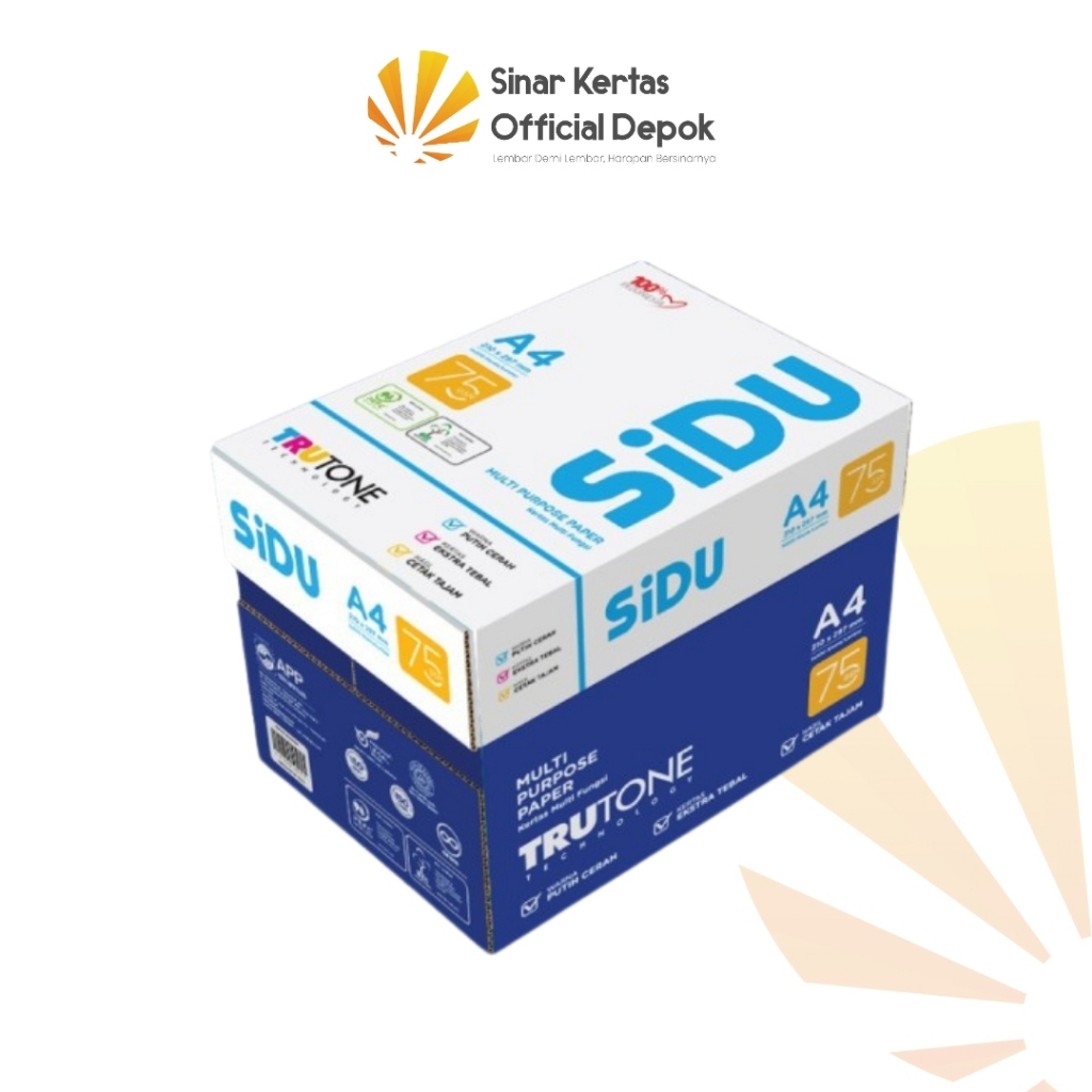 

SIDU HVS A4 75gr (PER DUS isi 5 rim)