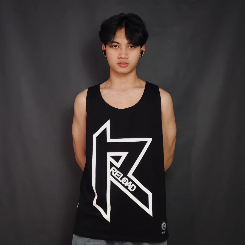 Singlet Reload  -  Pria Kaos Tanpa Lengan Combed 24s Super Soft Sablon Plastisol Matte