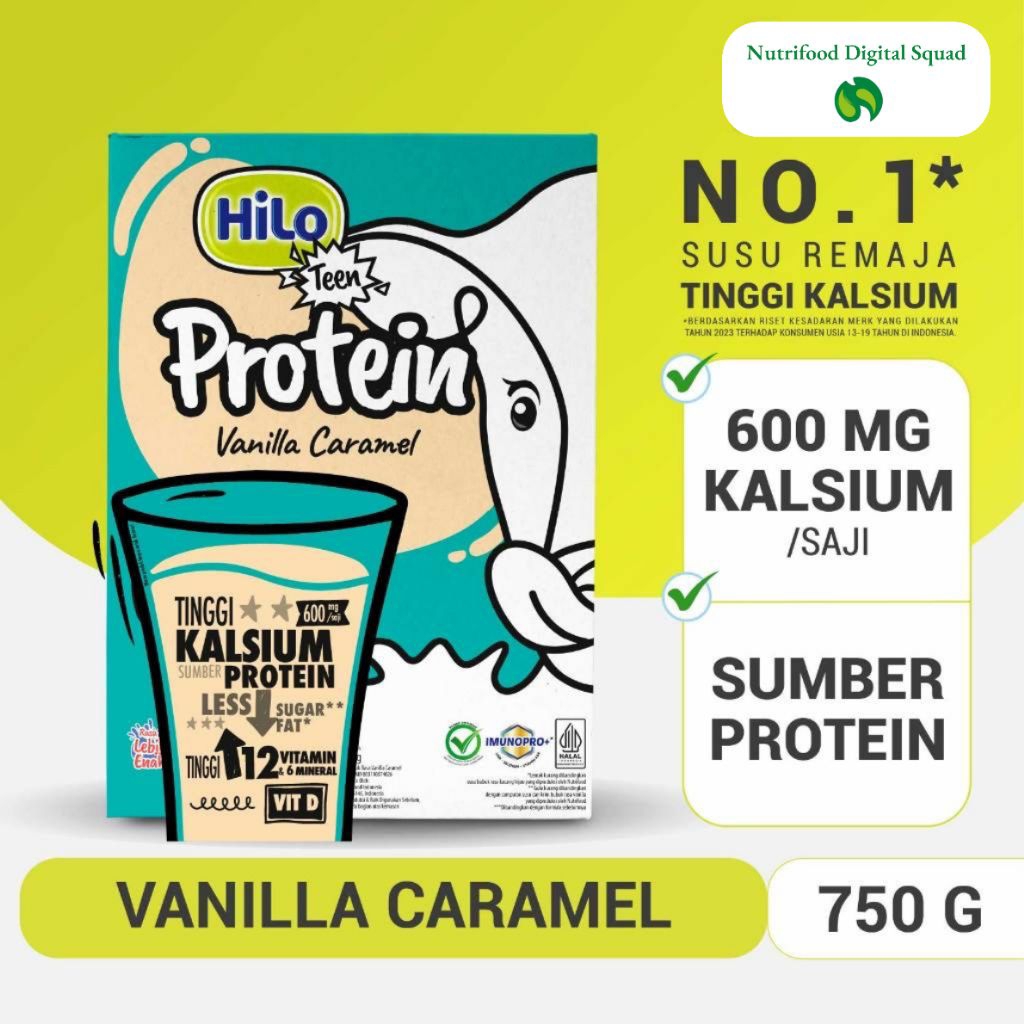 

Hilo Teen vanilla Caramel 750gr
