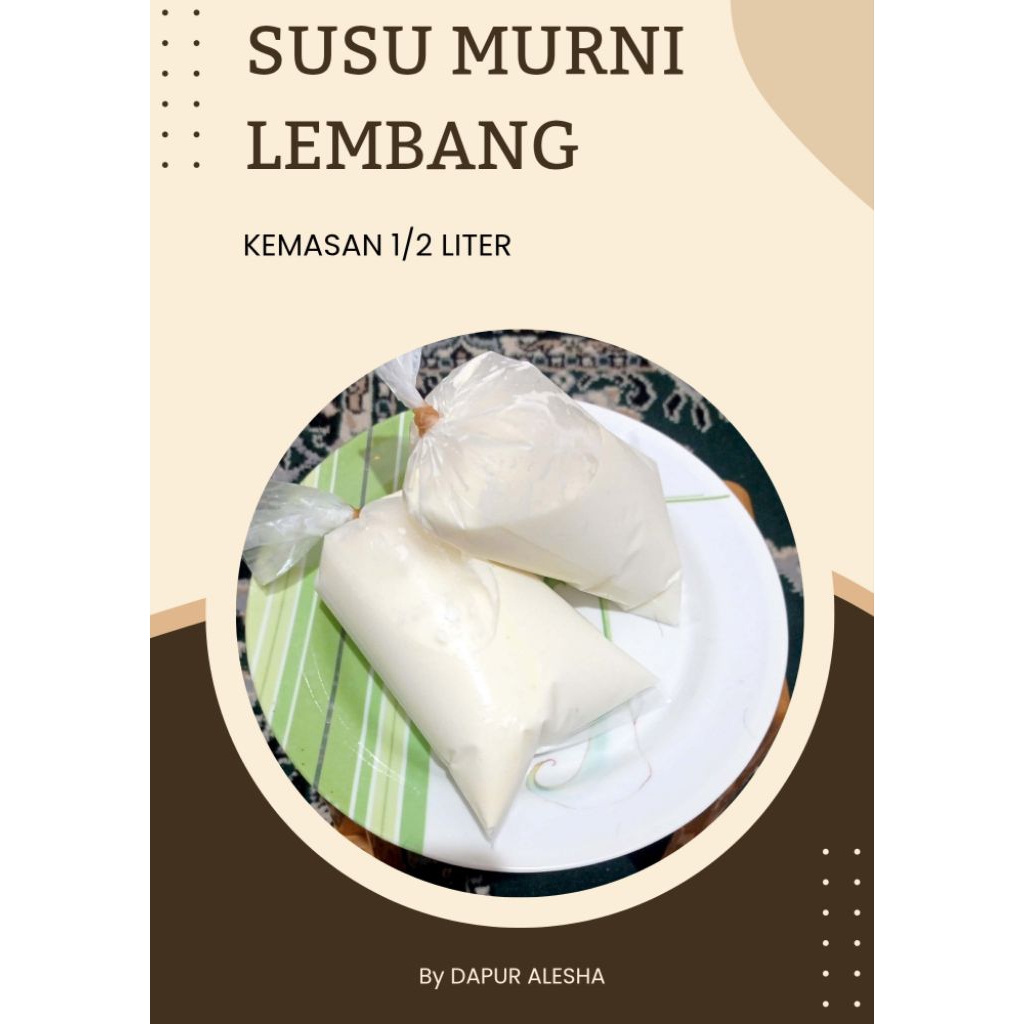 

Susu Murni Lembang Kemasan 1/2 Liter