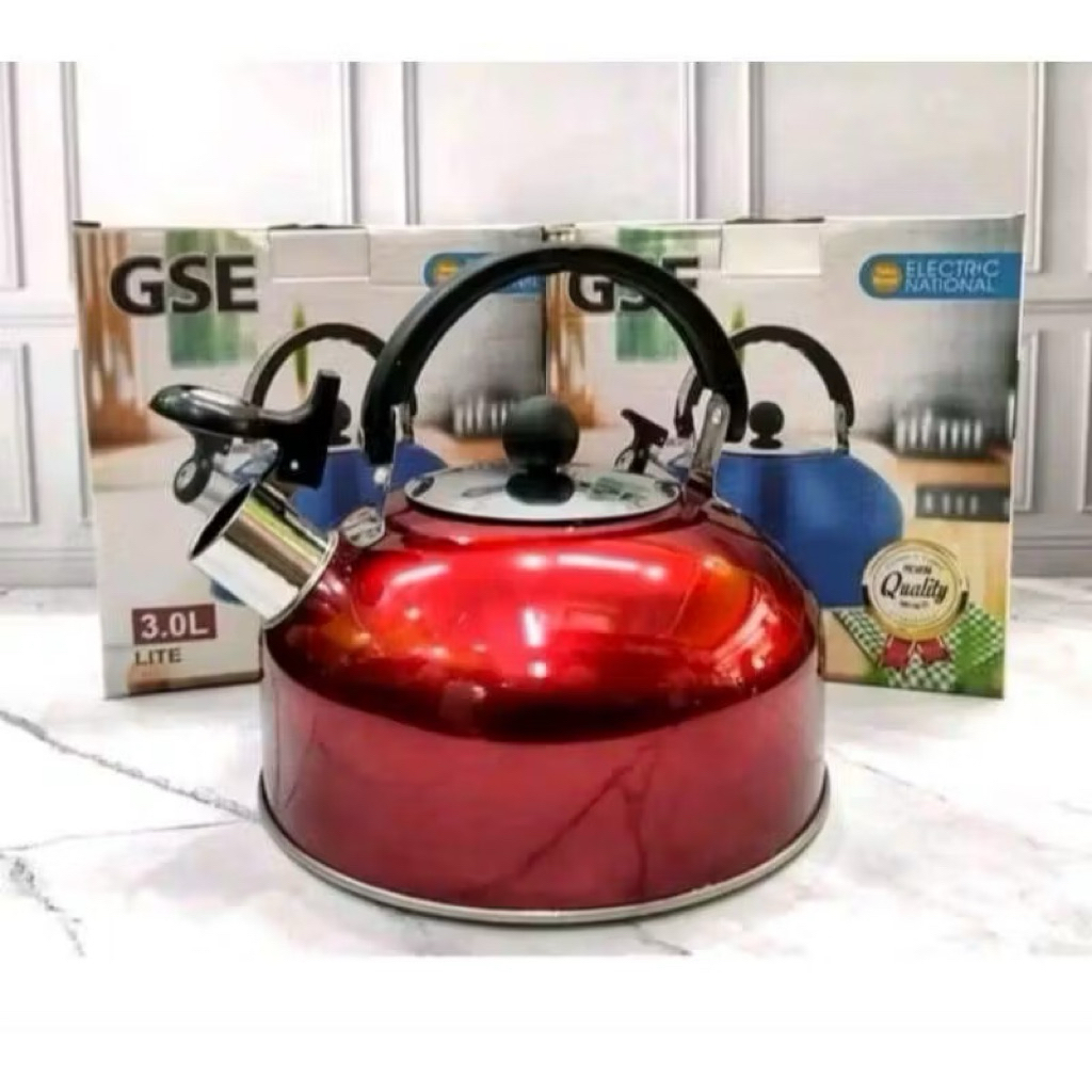 Teko Siul 3 Liter / Teko Bunyi / Teko Siul Alat memasak Air Stainless Steel