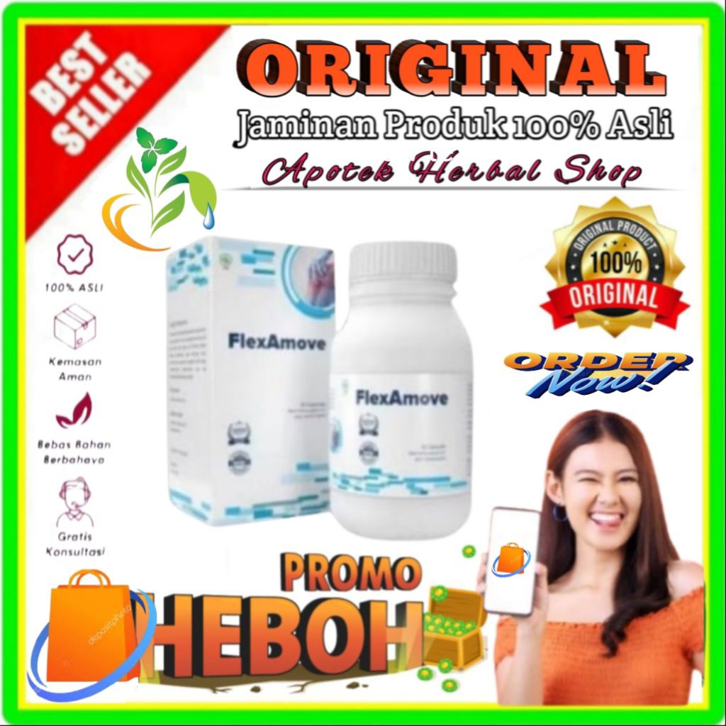 Flexamove Original Obat Tulang Dan Nyeri Sendi Herbal BPOM