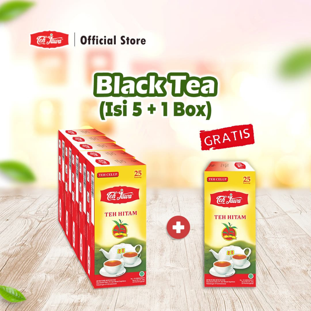 

Teh Jawa BKS Black Tea Celup isi 25 per Pack ( isi 5 Pcs)