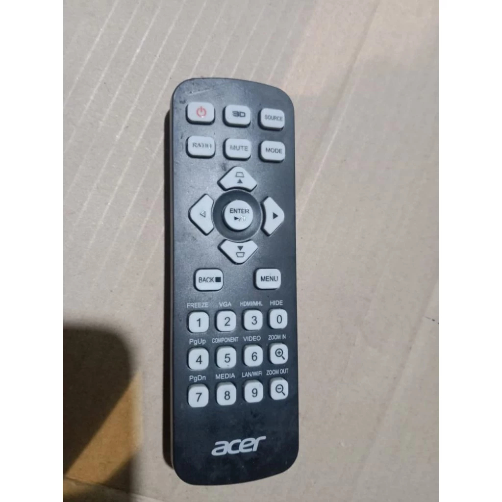 bekas normal remot remote proyektor projector acer t-2501 ori
