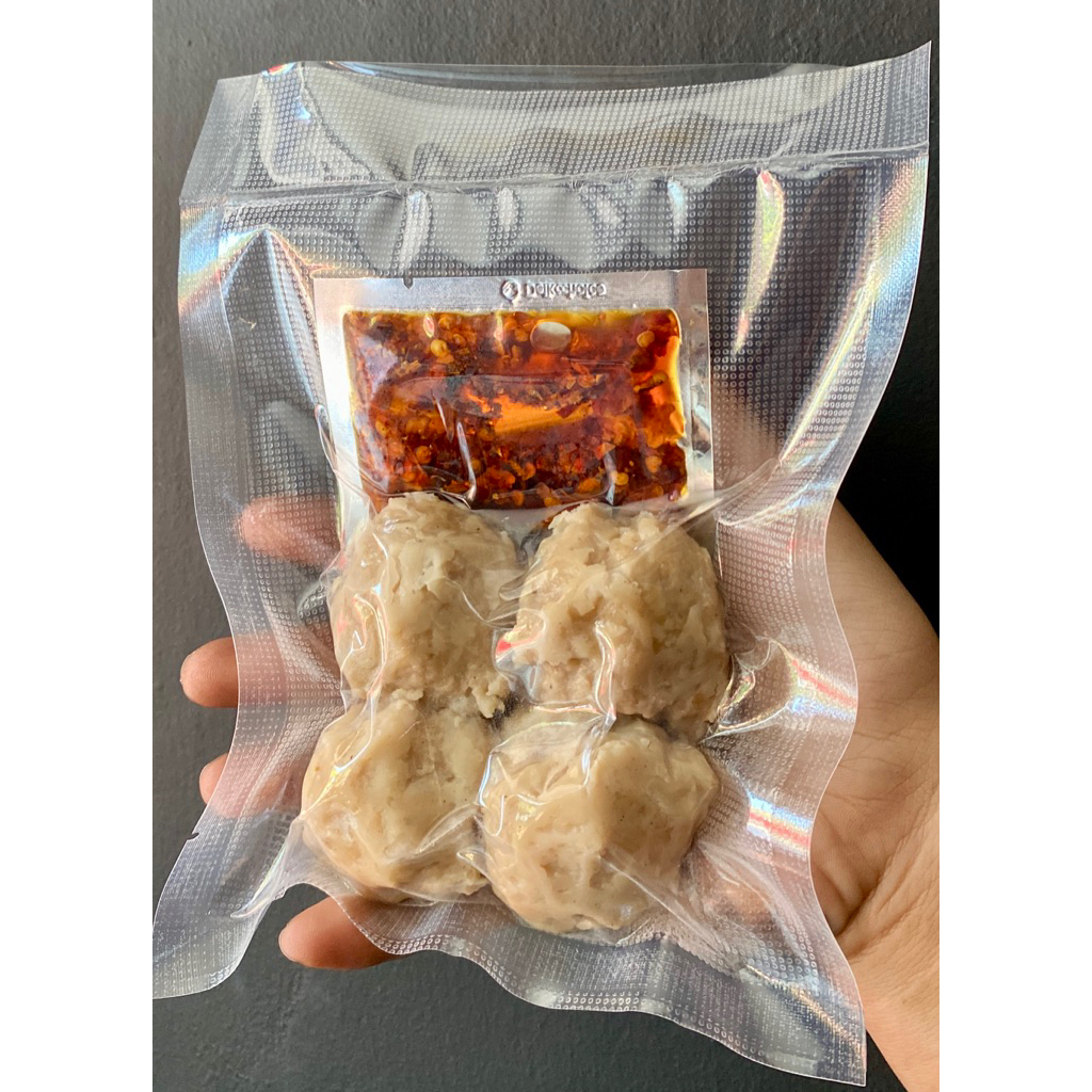 

Pentol Full Daging Isi Tetelan Keju Lumer