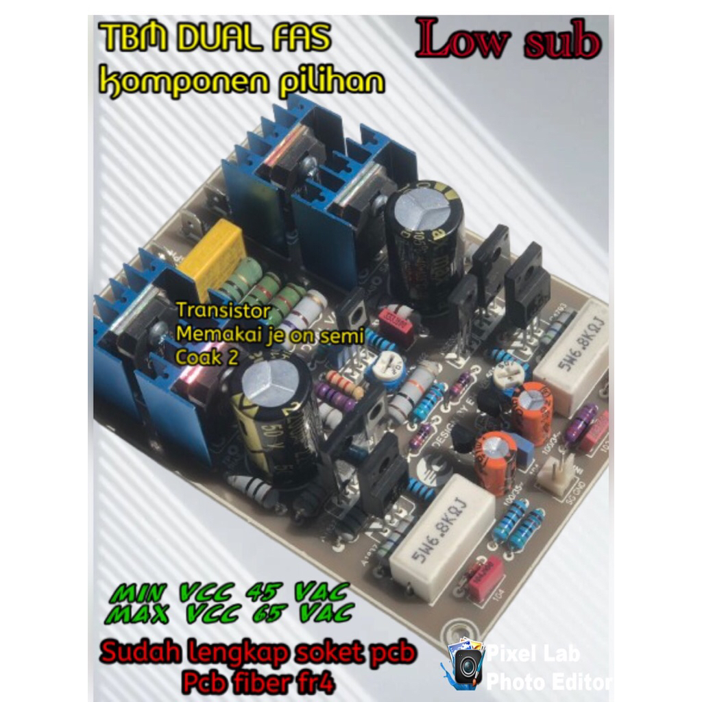 driver tbm dual fas pcb fiber fr4