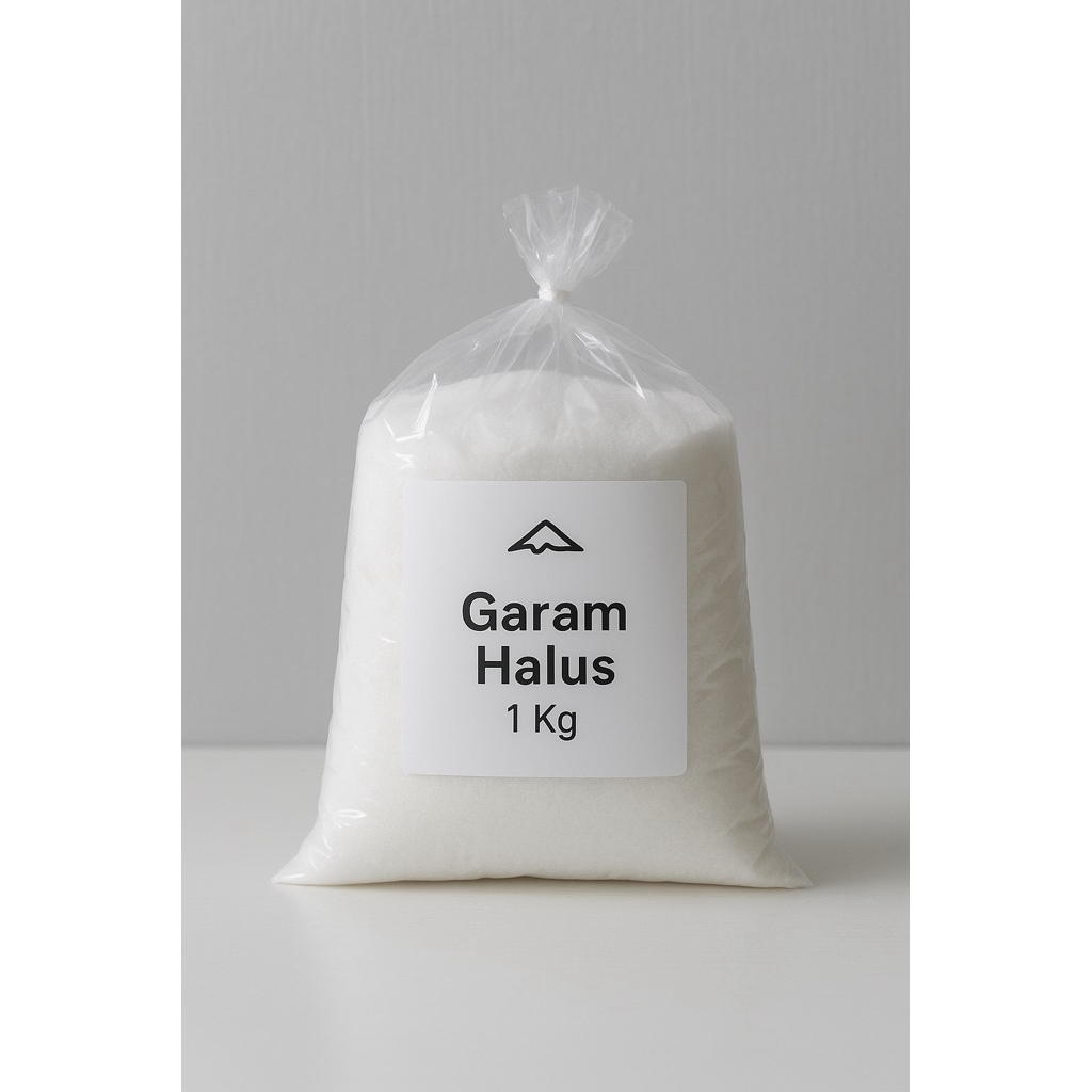 Garam Halus / Bahan Baku Sabun / Nacl 1 Kg