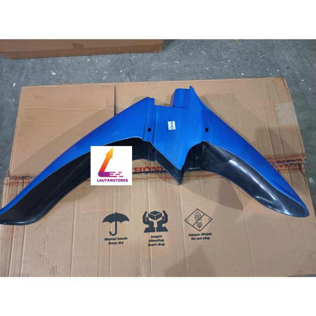 53111-21D10L334 Fender Slebor Spakbor Depan SATRIA RU RG sport 2T 2 TAK LUMBA BIRU ORIGINAL SGP