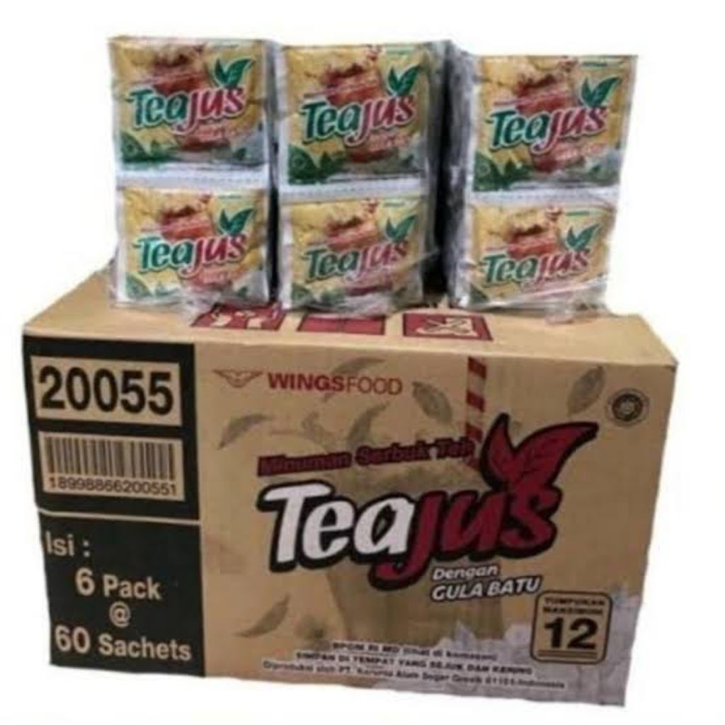 

tea jus 1pack isi 60 pcs