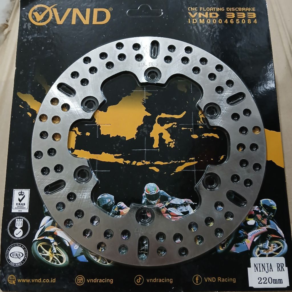 VND Cakram Belakang 333 Ninja R  /RR Disc Brake Vnd Ninja R RR