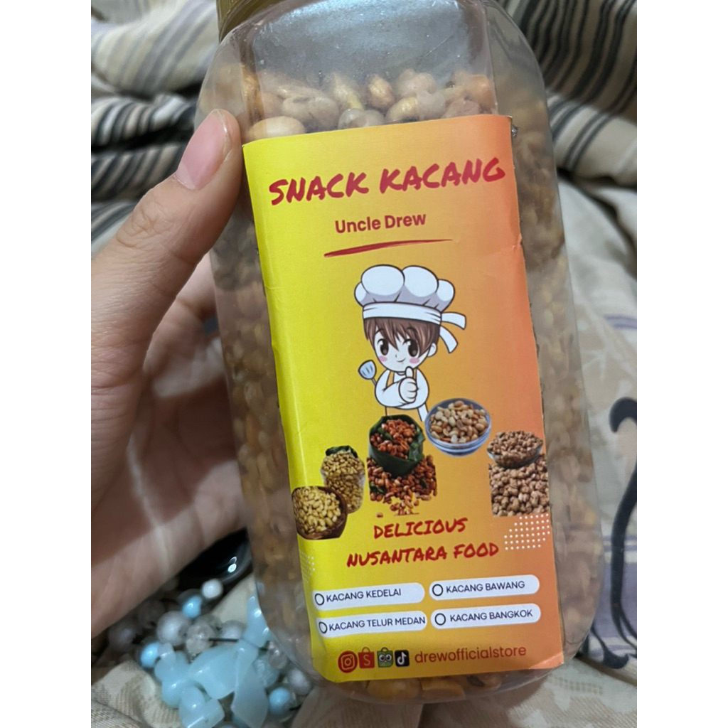

snack kacang mede uncle drew isi 95%