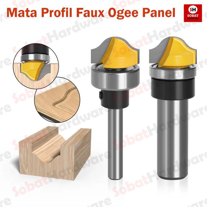 Mata Profil Router Bit Panel Pintu Ogee Groove Woodworking