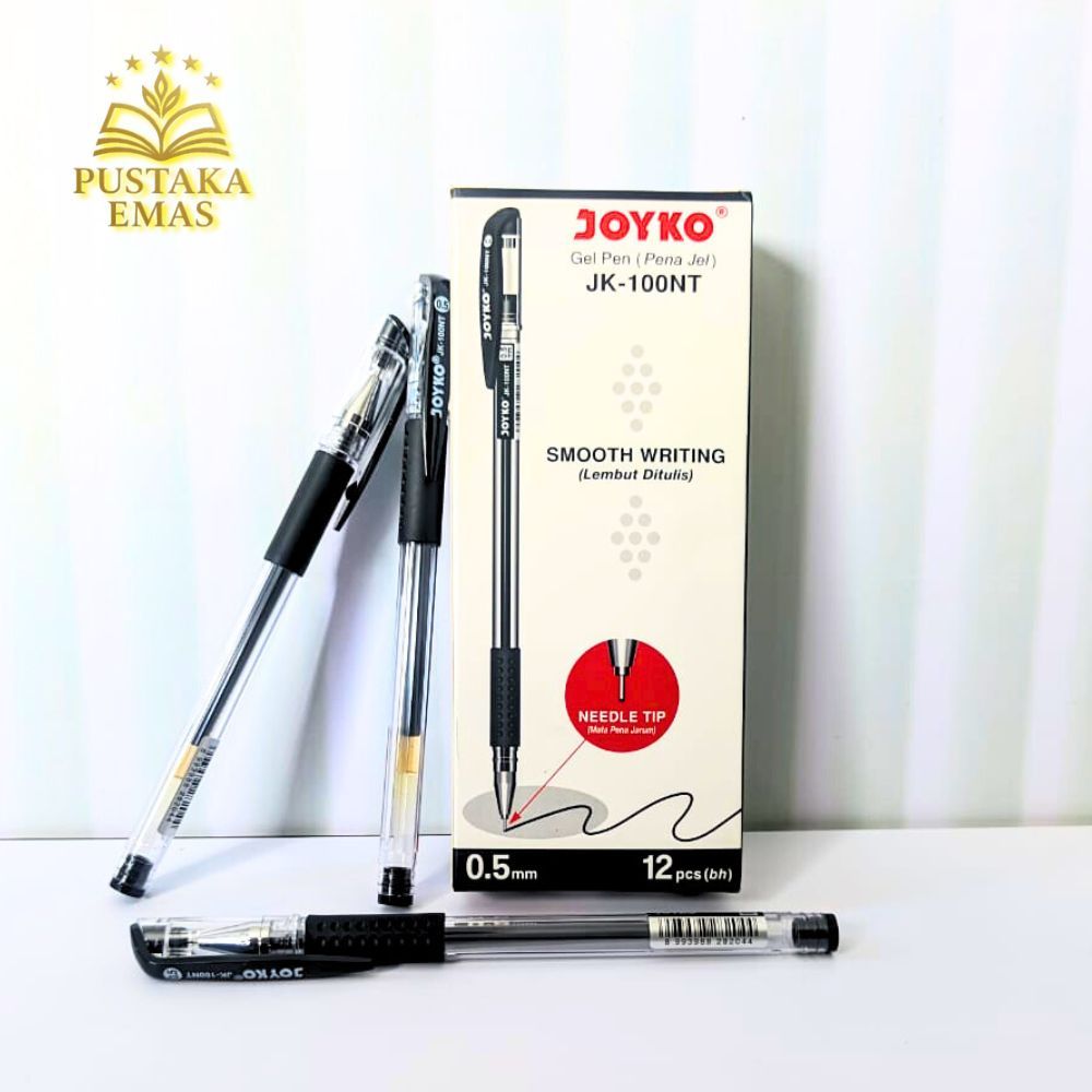 

Joyko Gel Pen JK-100NT – Pulpen Gel 0.5mm Tinta Hitam, Smooth Writing ( Harga untuk 1 pcs )