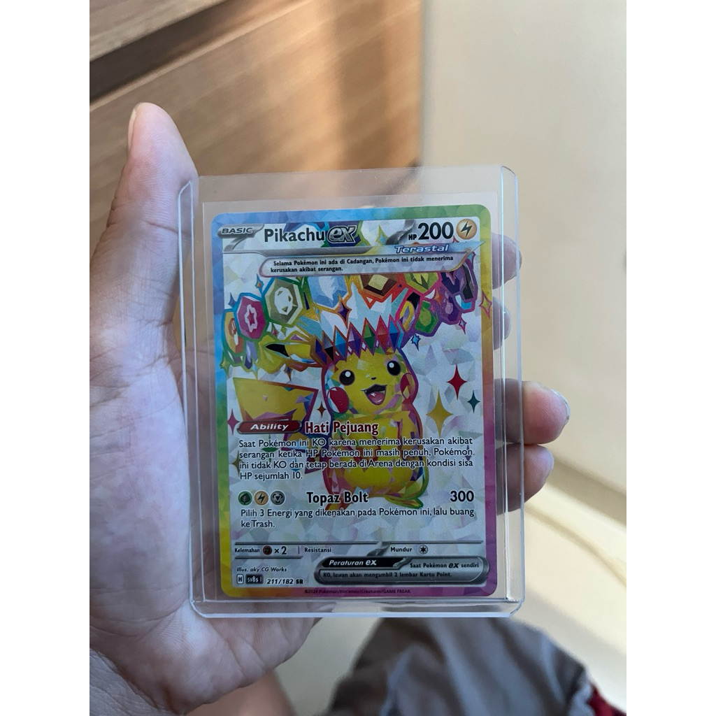 Pikachu EX SR - Kilat Rasi