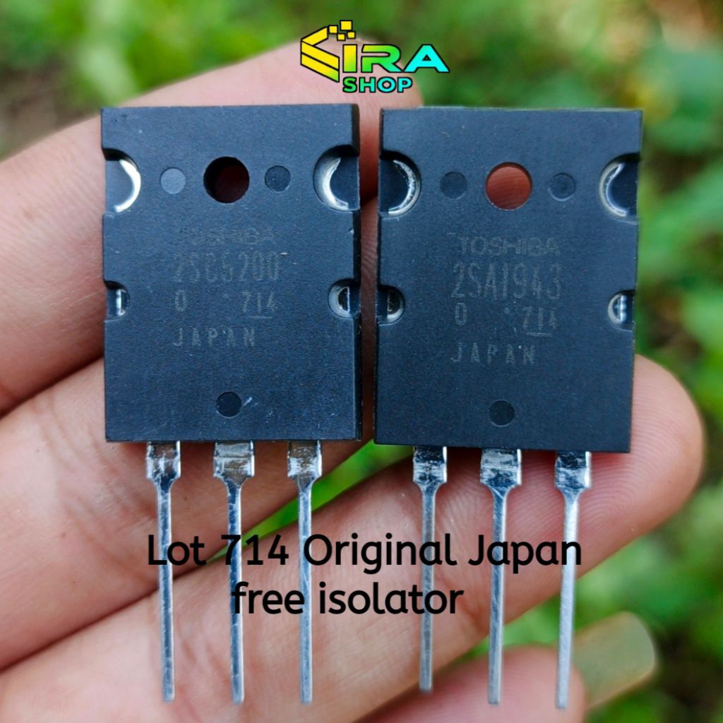 Transistor Tr Final Transistor Final Toshiba 2SC5200 2SA1943 Original Japan Lot 714 Free Isolator
