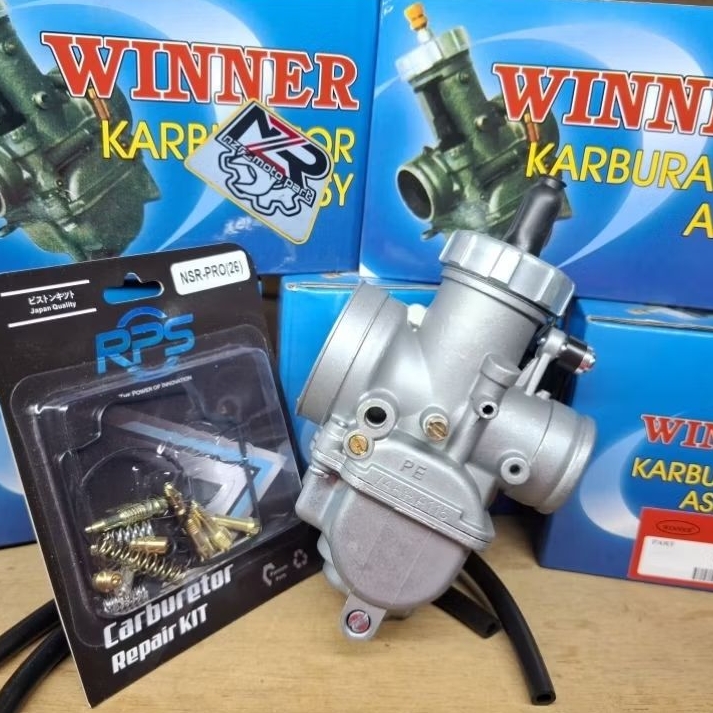 KARBURATOR A115 PE 26+REPARKIT//CARBURATOR RACING PE 26 SPUYER PILOT JET MAIN JET PJMJ WINNER