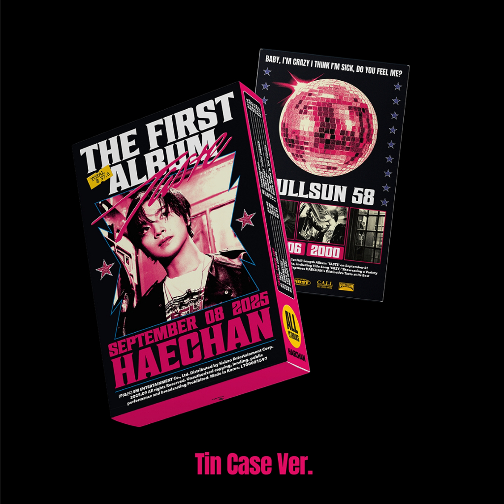 [DP ONLY/BACA DESK] HAECHAN 1st Album - TASTE (Tin Case Ver.)