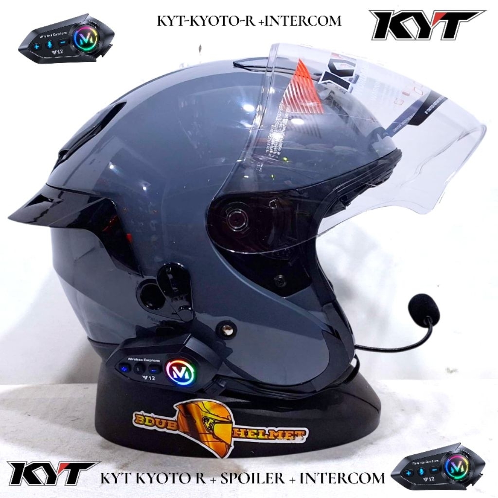 Helm Kyt Kyoto R gorila glos free Intercom Original Kyt