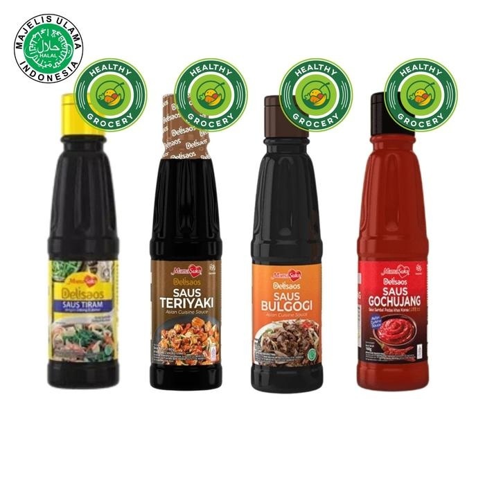 

[oddsolshop] pekanbaru/Mamasuka Delisaos Saus 160 gr / Saus Tiram / Saus Teriyaki / Saus Bulgogi
