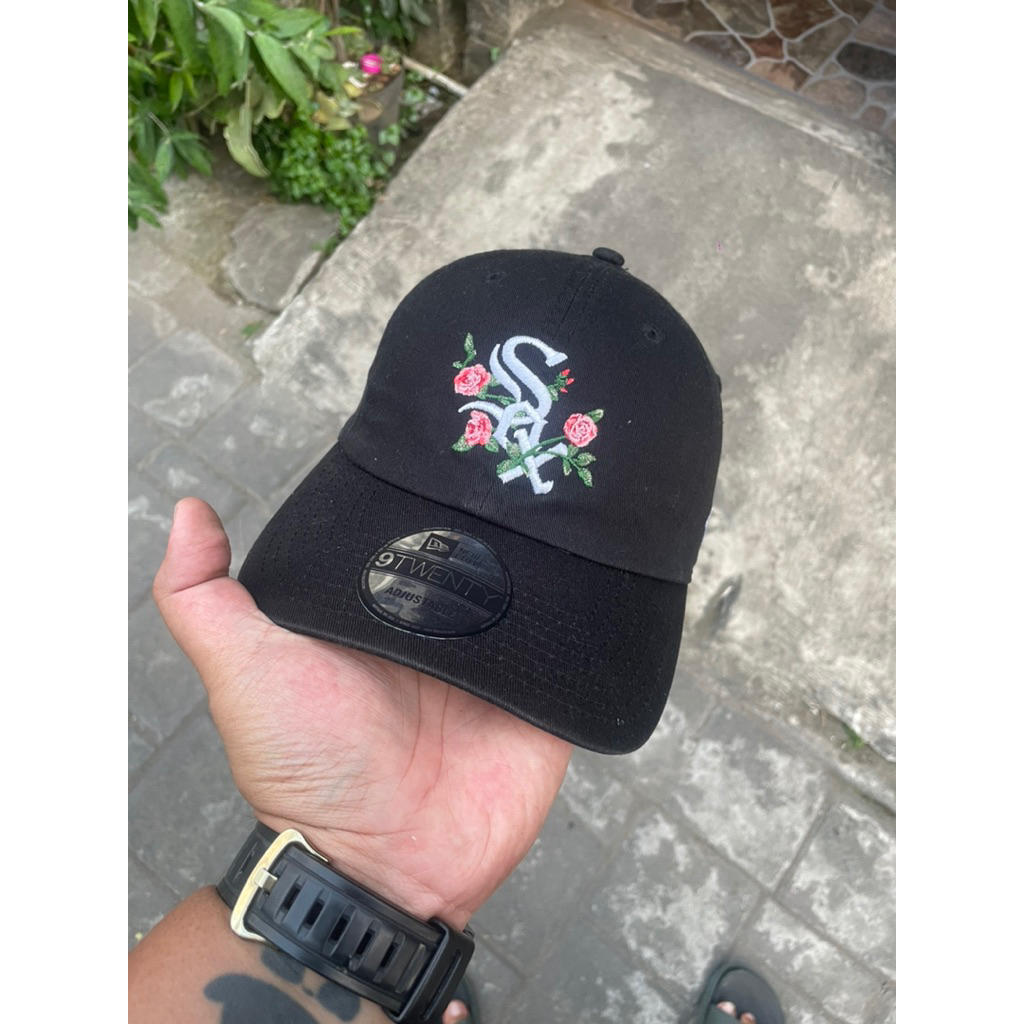 preloved topi new era mlb sox original