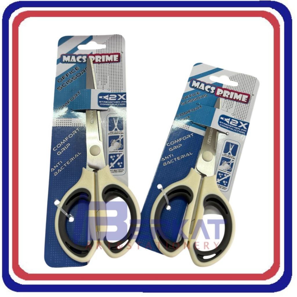 

MACS Gunting Tanggung Office Scissor Medium 6.5 Inch