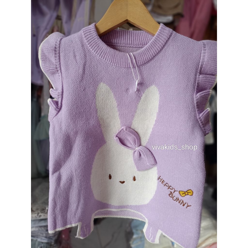 VEST RAJUT LILAC PREMIUM..