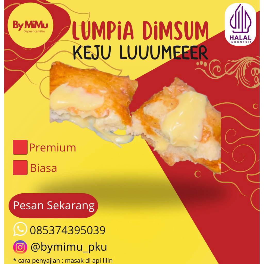 

Lumpia Dimsum Keju Lumer