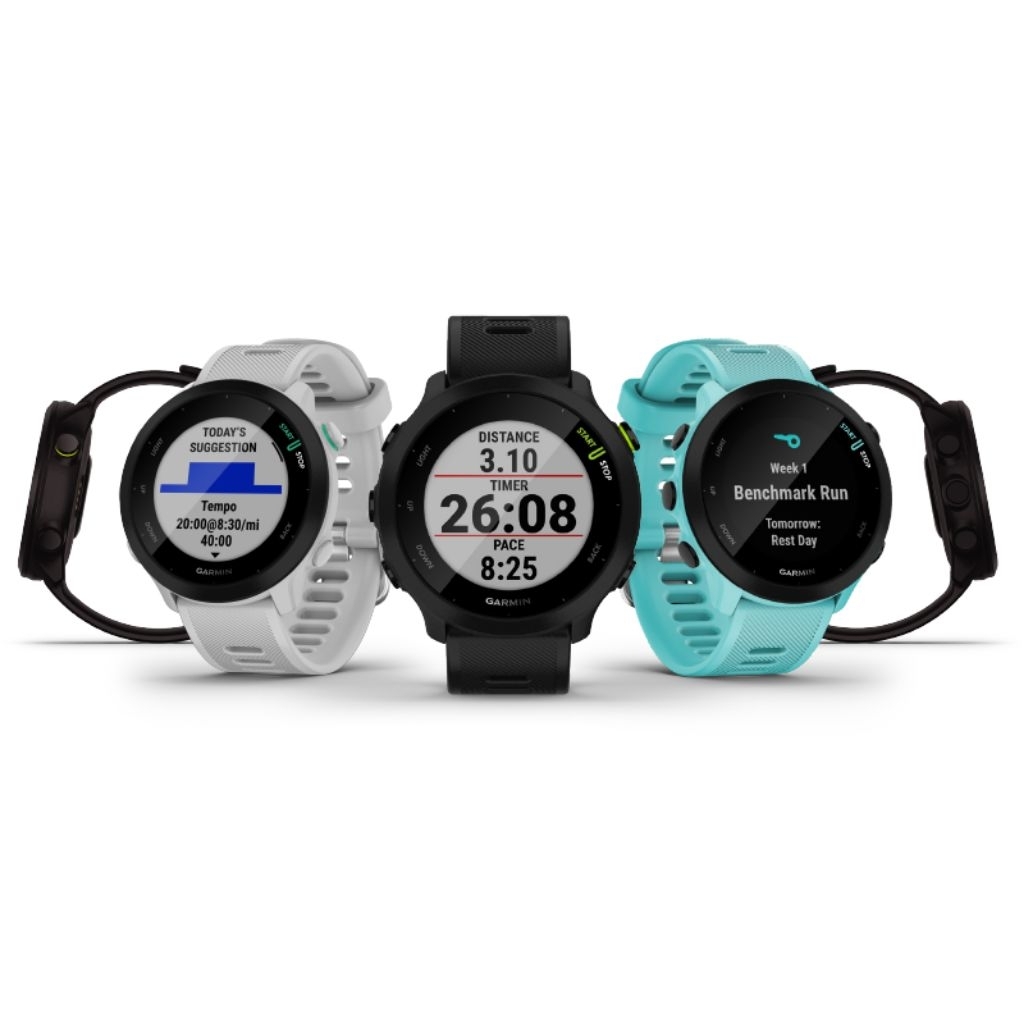 JAM TANGAN SMARTWATCH GARMIN FORERUNNER 55 GARANSI RESMI ORIGINAL