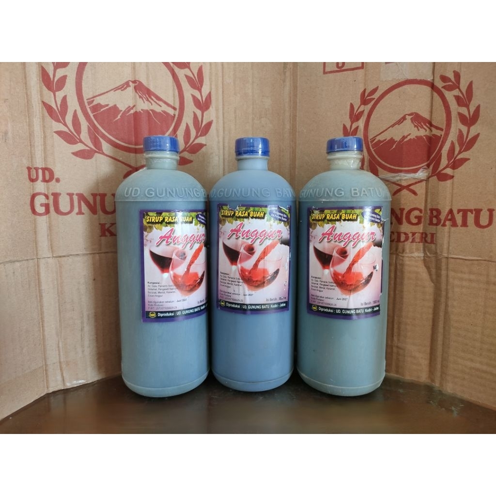 

SIRUP RASA BUAH ANGGUR ( UNTUK CAMPURAN JAMU SEDUH)