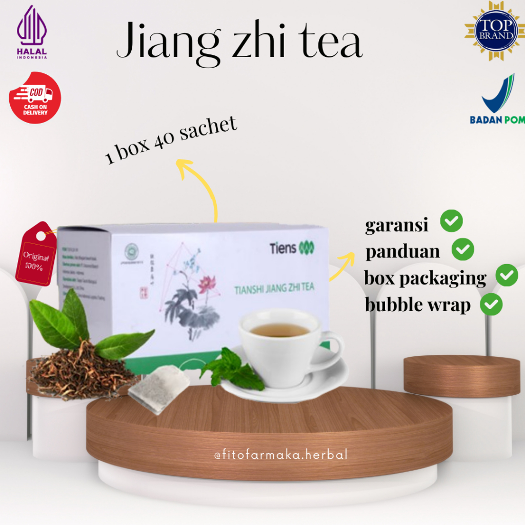 TIENS Jiang Zhi tea |  teh hijau jiang zhi tea