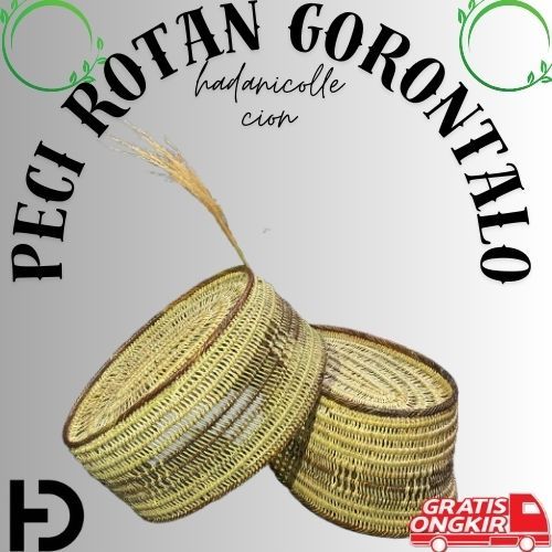 Peci rotan gorontalo / peci rotan habib bahar / peci rotan MURAH