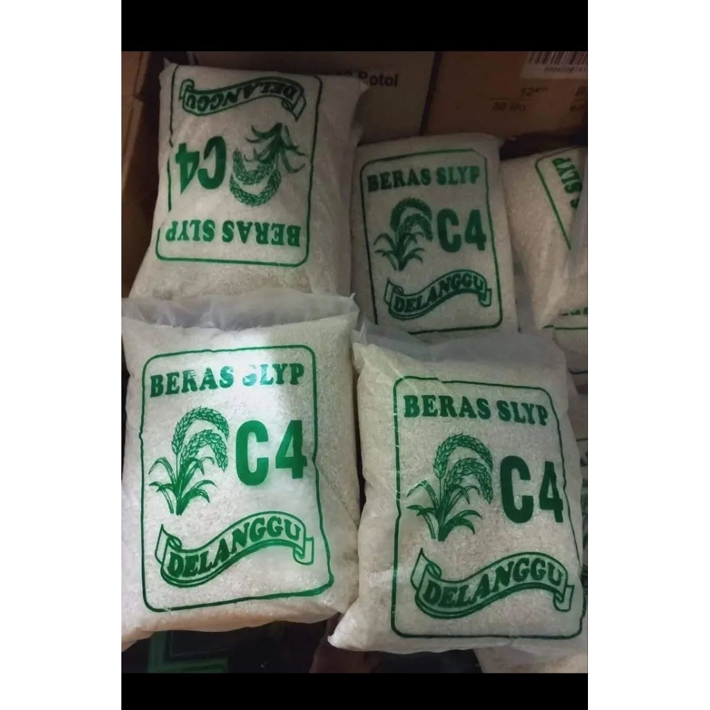 

1kg beras C4 , bersih putih tanpa pemutih