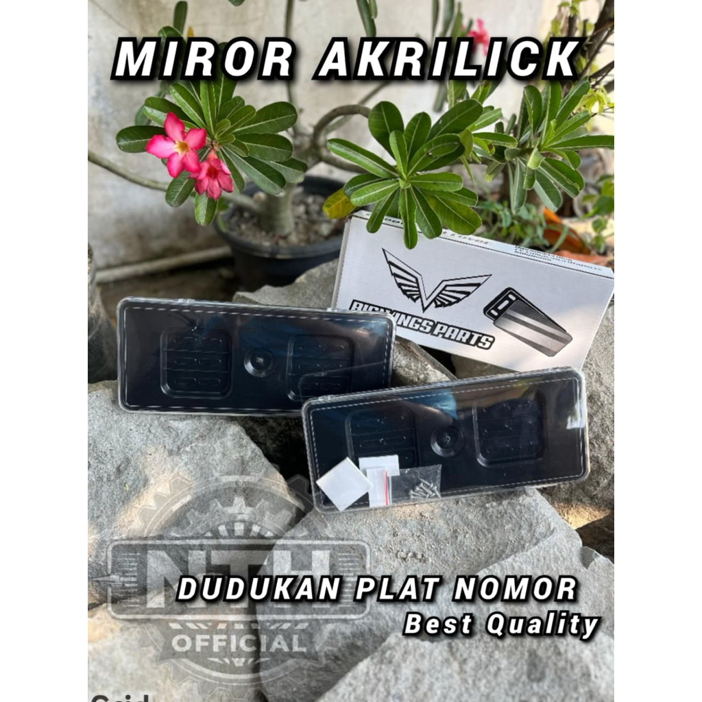 COVER PLAT NOMOR AKRILIK /TUTUP PLAT NOMOR MOTOR NEW EDITION DUDUKAN PLAT NOMOR MOTOR AKRILIK