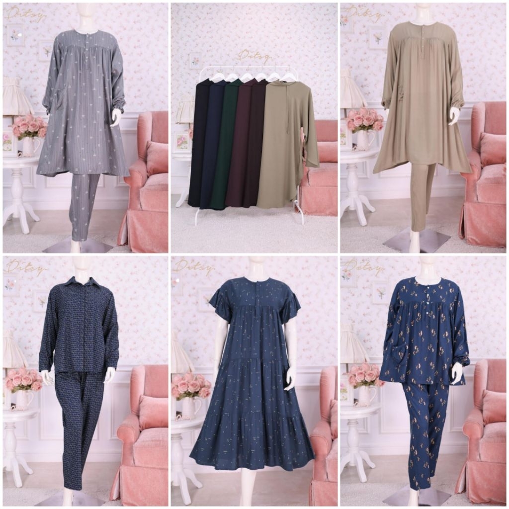 Vhaala, Little Vhaala, Eira Taupe, Ditsy Love Pajamas, Sock Pajamas, Little Clea Navy, Taryn Terraco