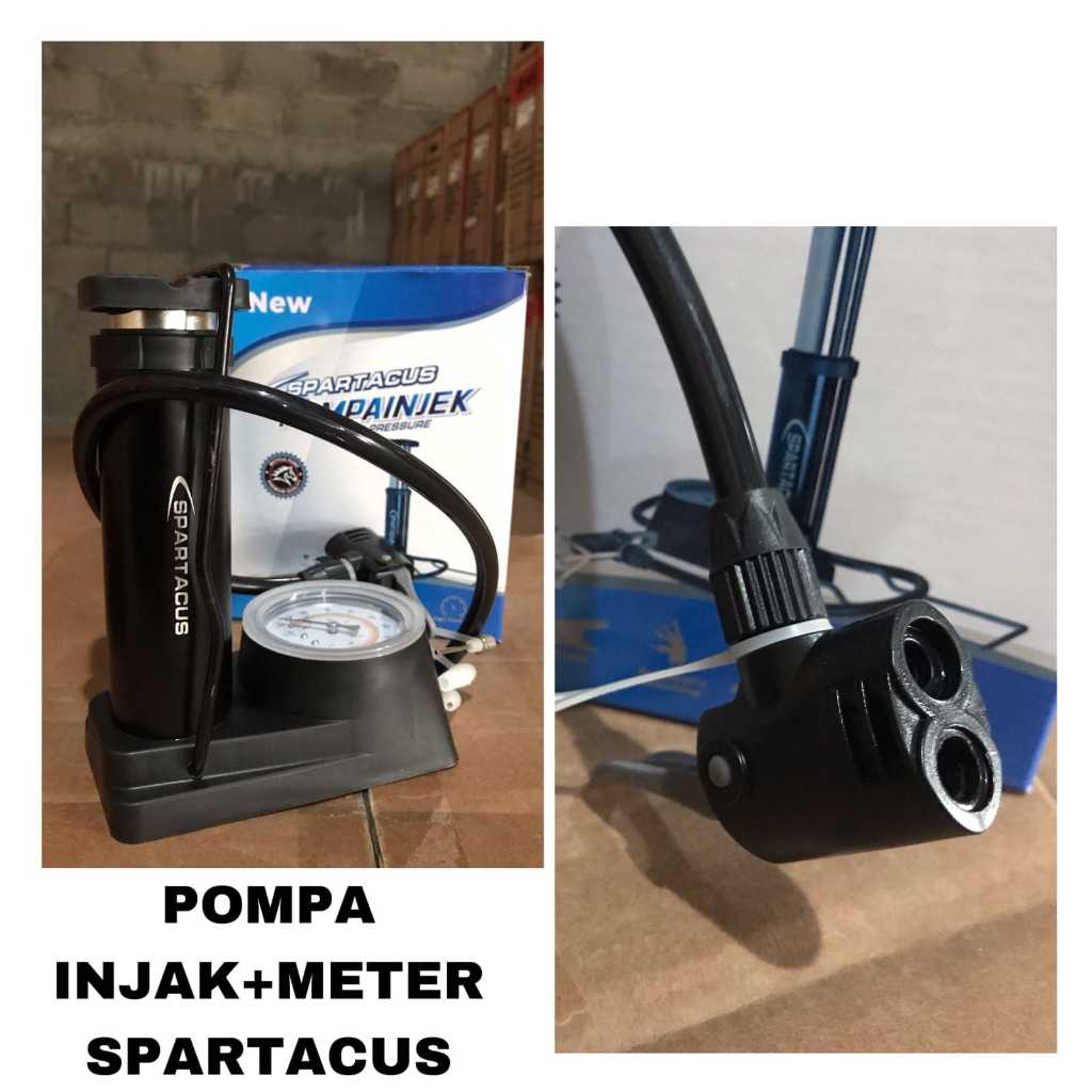 POMPA INJAK SPARTACLUS POMPA INJAK PORTABEL POMPA INJAK MINI POMPA SEPEDA POMPA BAN POMPA BAN INJAK 
