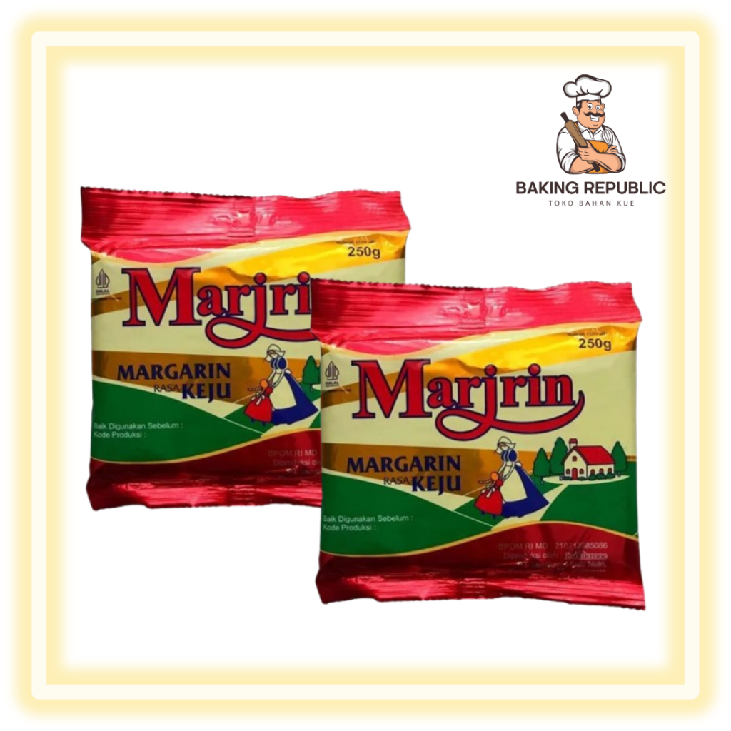 

Marjrin Margarin Rasa Keju | Kemasan Pabrik 250g | Margarin Keju